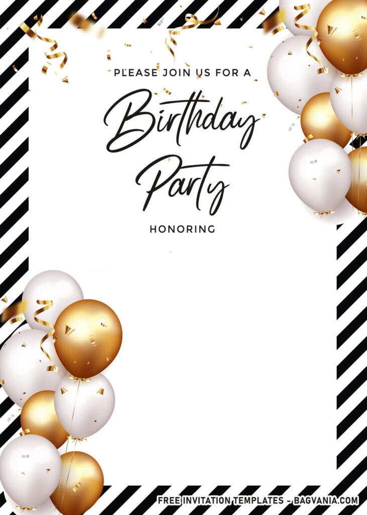 Birthday Invitation Card Template Birthday Template Birthday