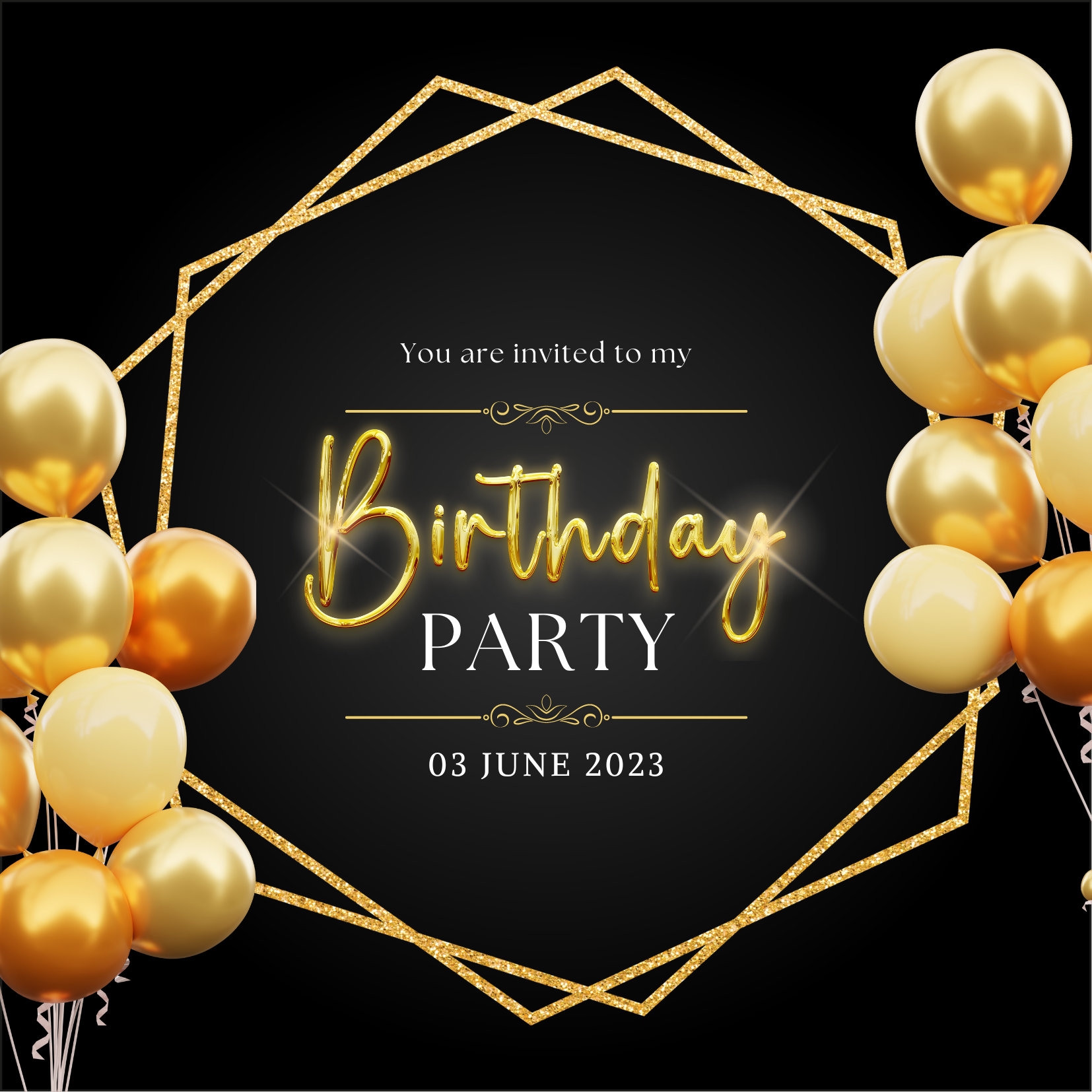 Birthday Invitations Template Instant Download Printable Etsy