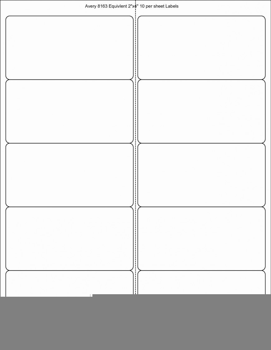 Blank Address Label Templates