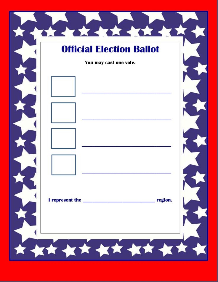 Blank Ballot Template Download Printable Pdf Template Vrogue Co