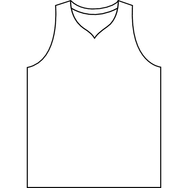 Blank Basketball Jersey Templates