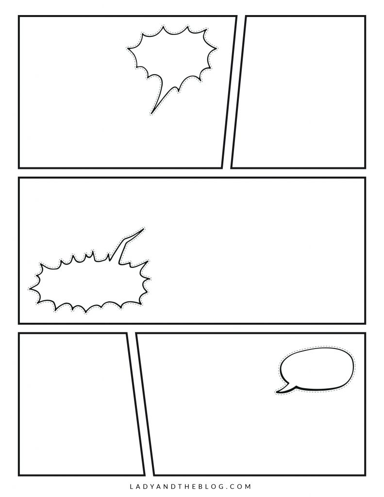 Blank Book Template For Kids