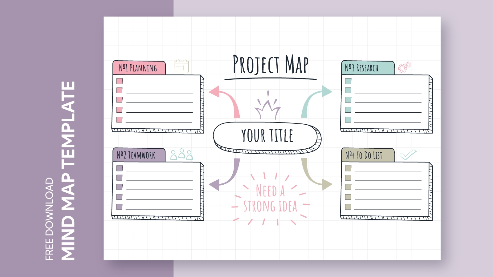 Blank Mind Map Templates