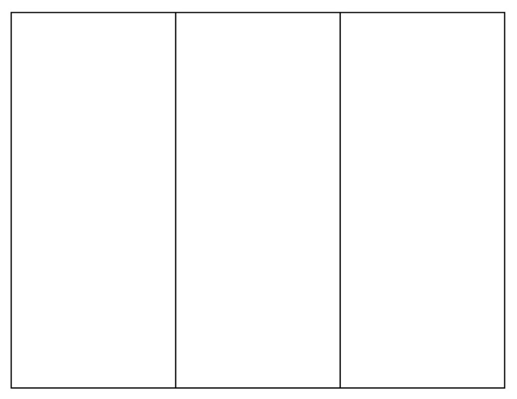 Blank Brochure Templates Word
