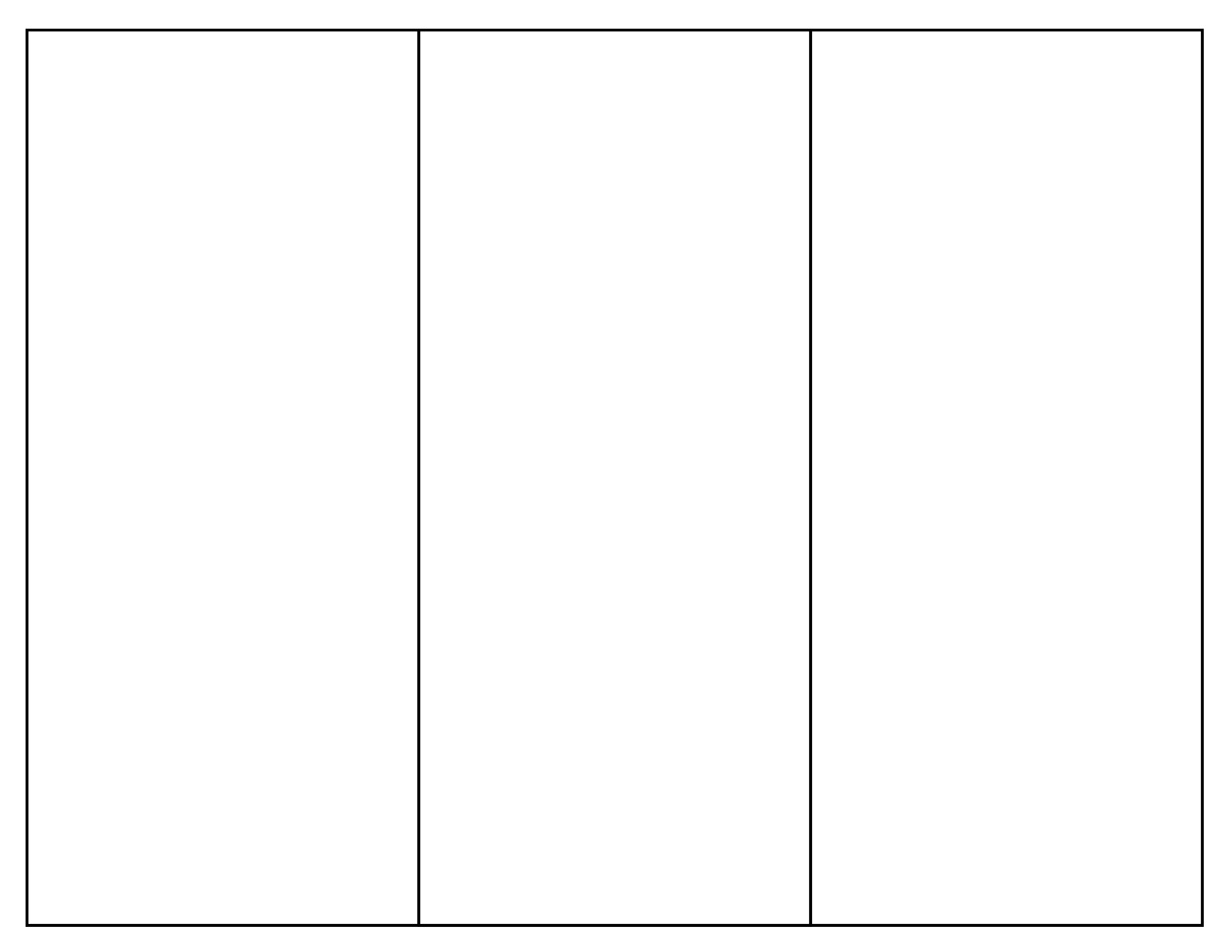 Blank Brochure Templates Word