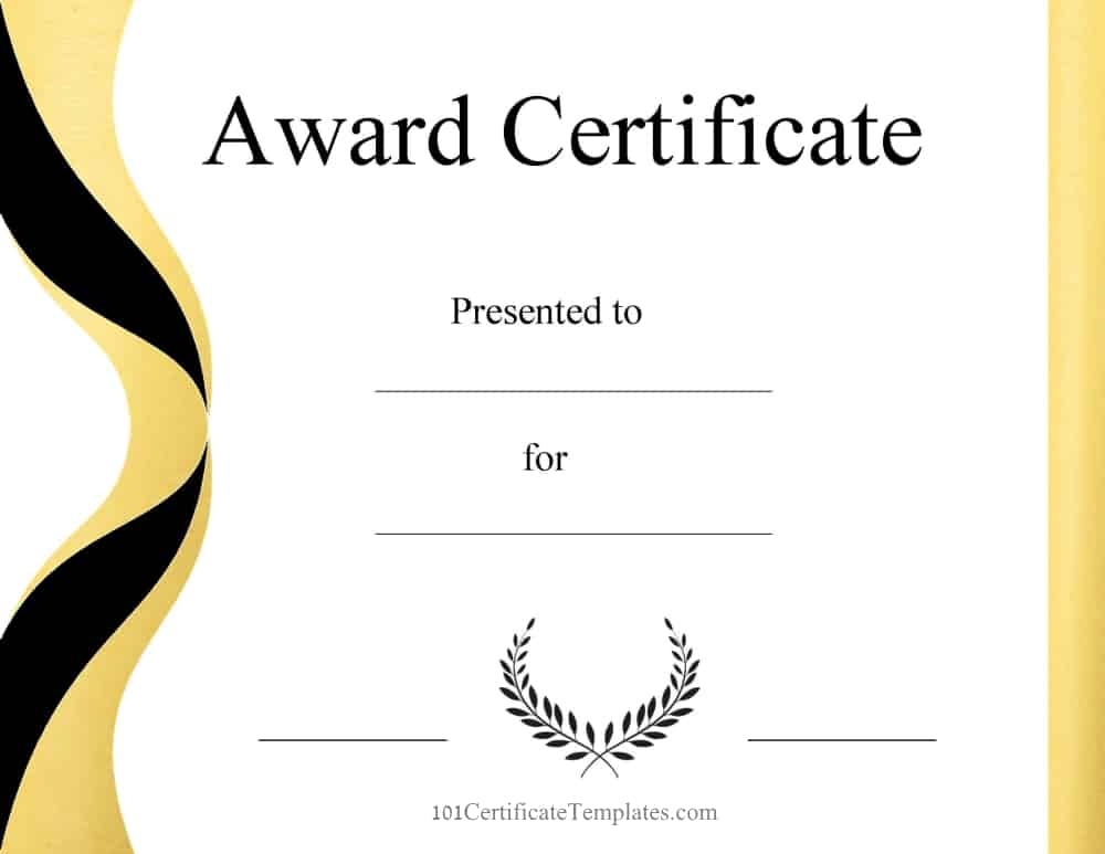 Blank Certificates Templates