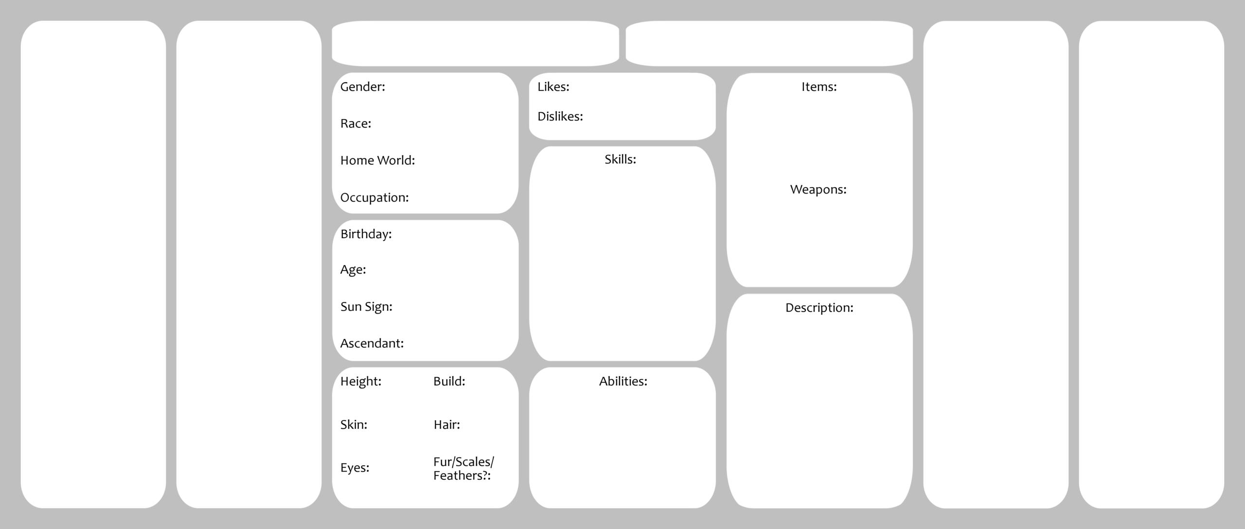 Blank Character Template By Anekamaru On DeviantArt