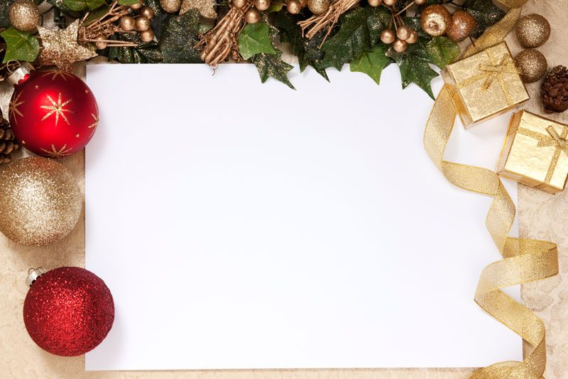 Blank Christmas Card Templates Best Templates Resources