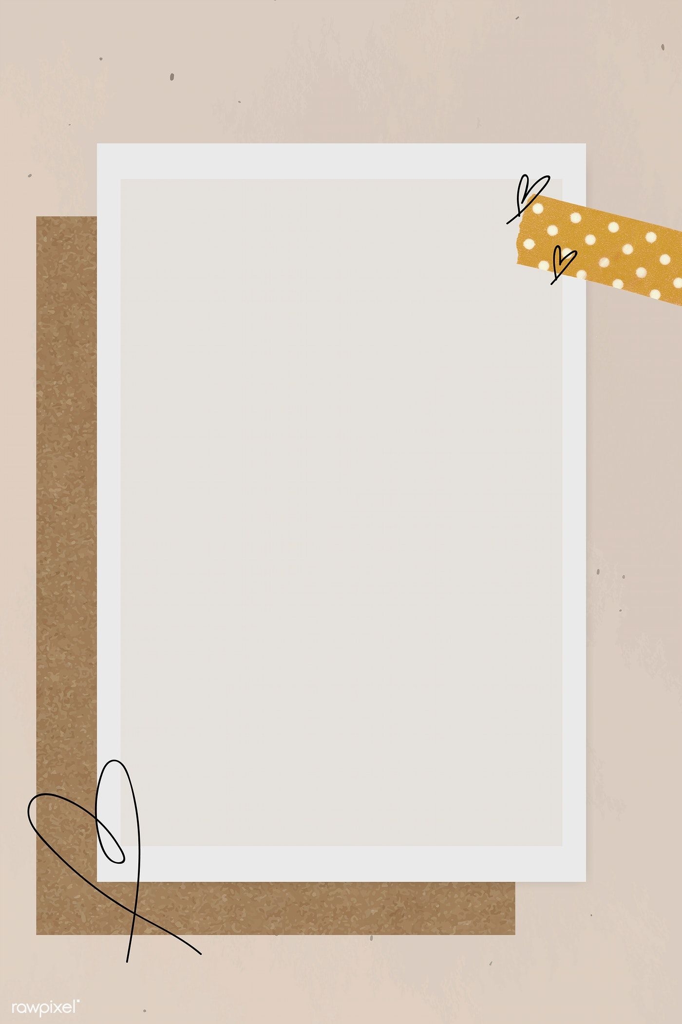 Blank Collage Photo Frame Template Vector Premium Image By Rawpixel