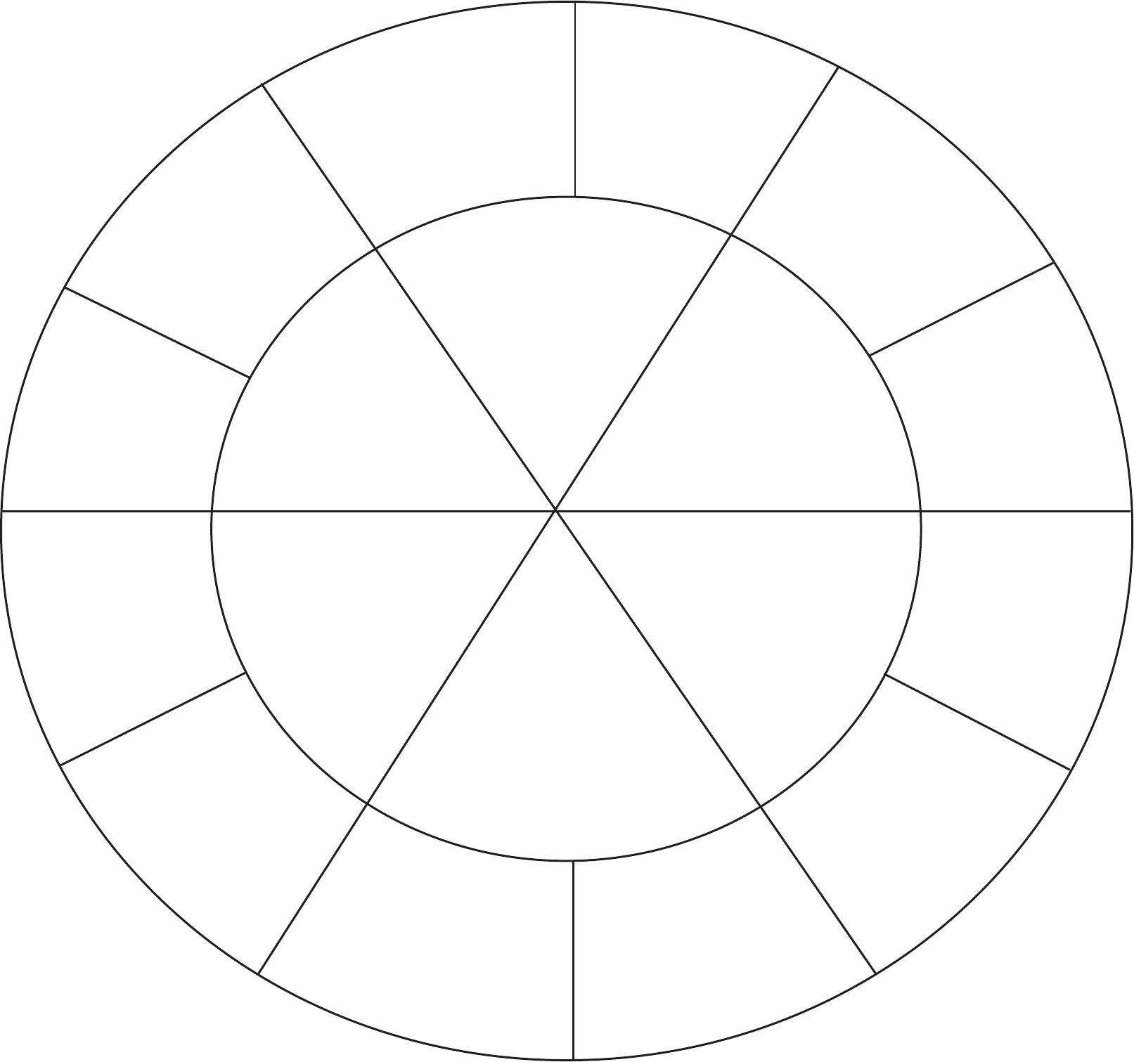 Blank Color Wheel Chart Edit Fill Sign Online Handypdf