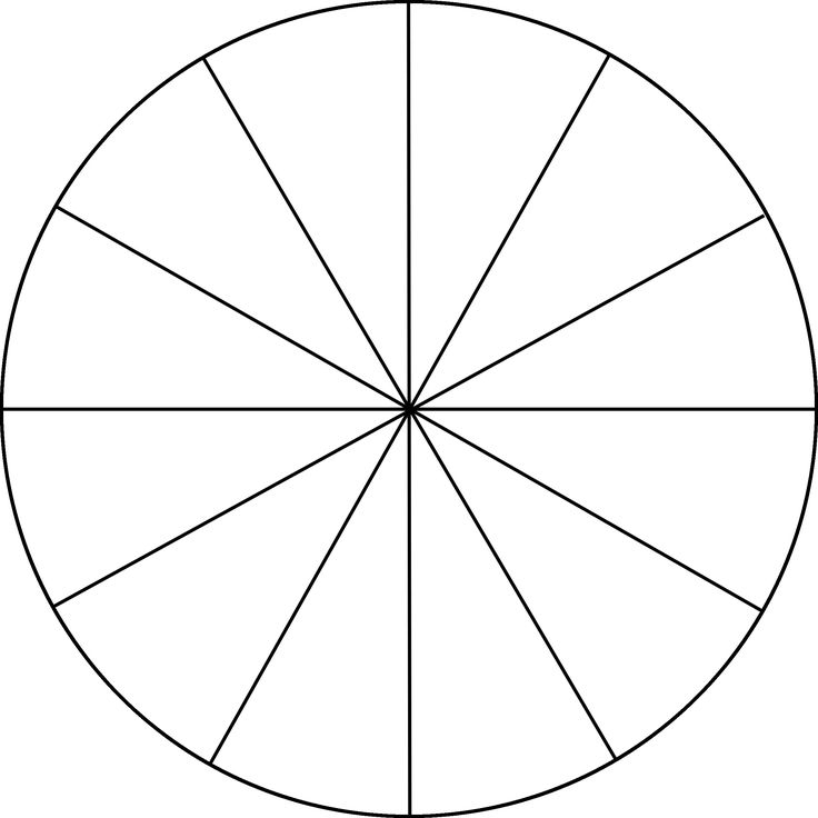Blank Color Wheel Template 4 TEMPLATES EXAMPLE TEMPLATES EXAMPLE