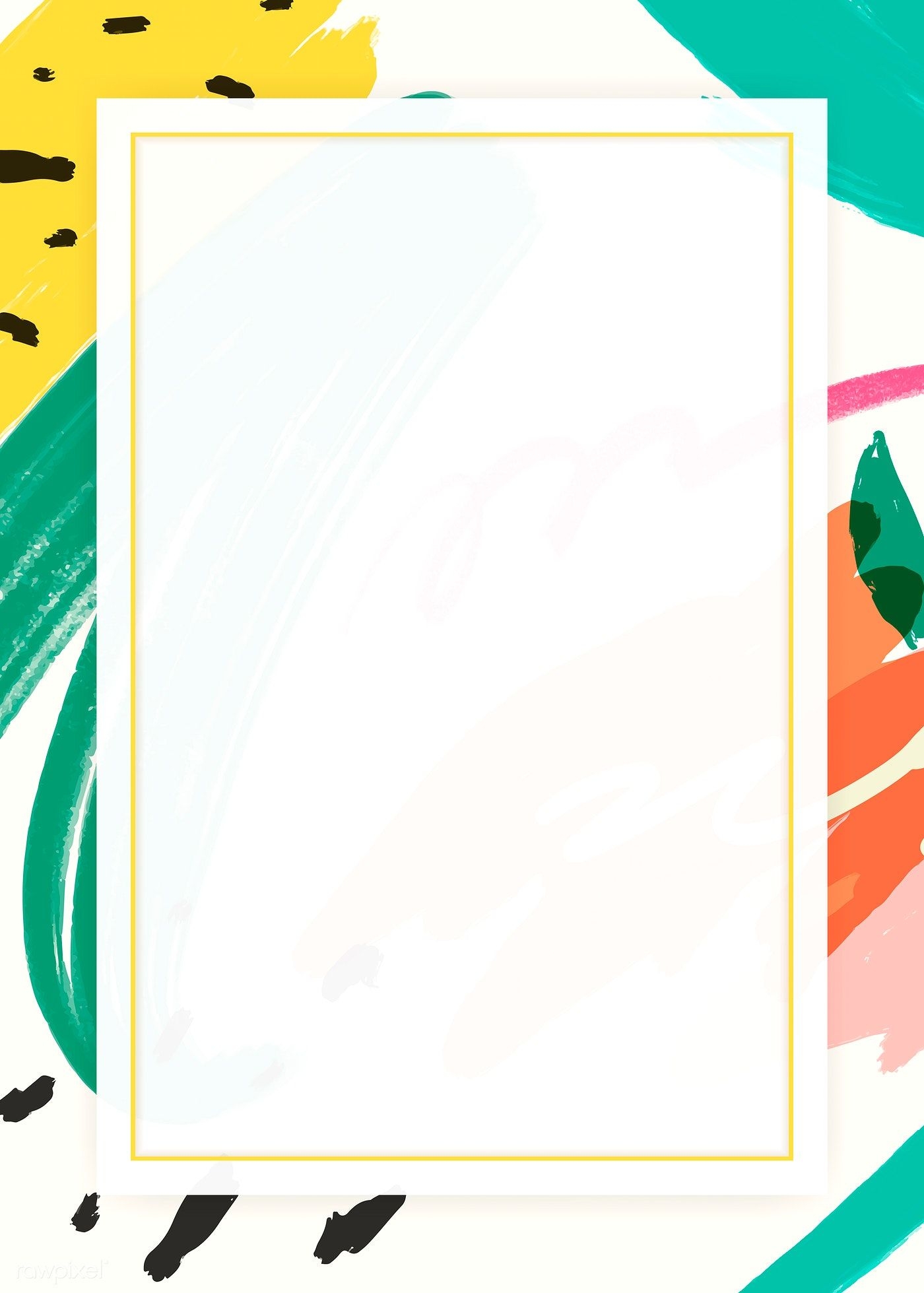 Blank Colorful Card Design Vector Premium Image By Rawpixel
