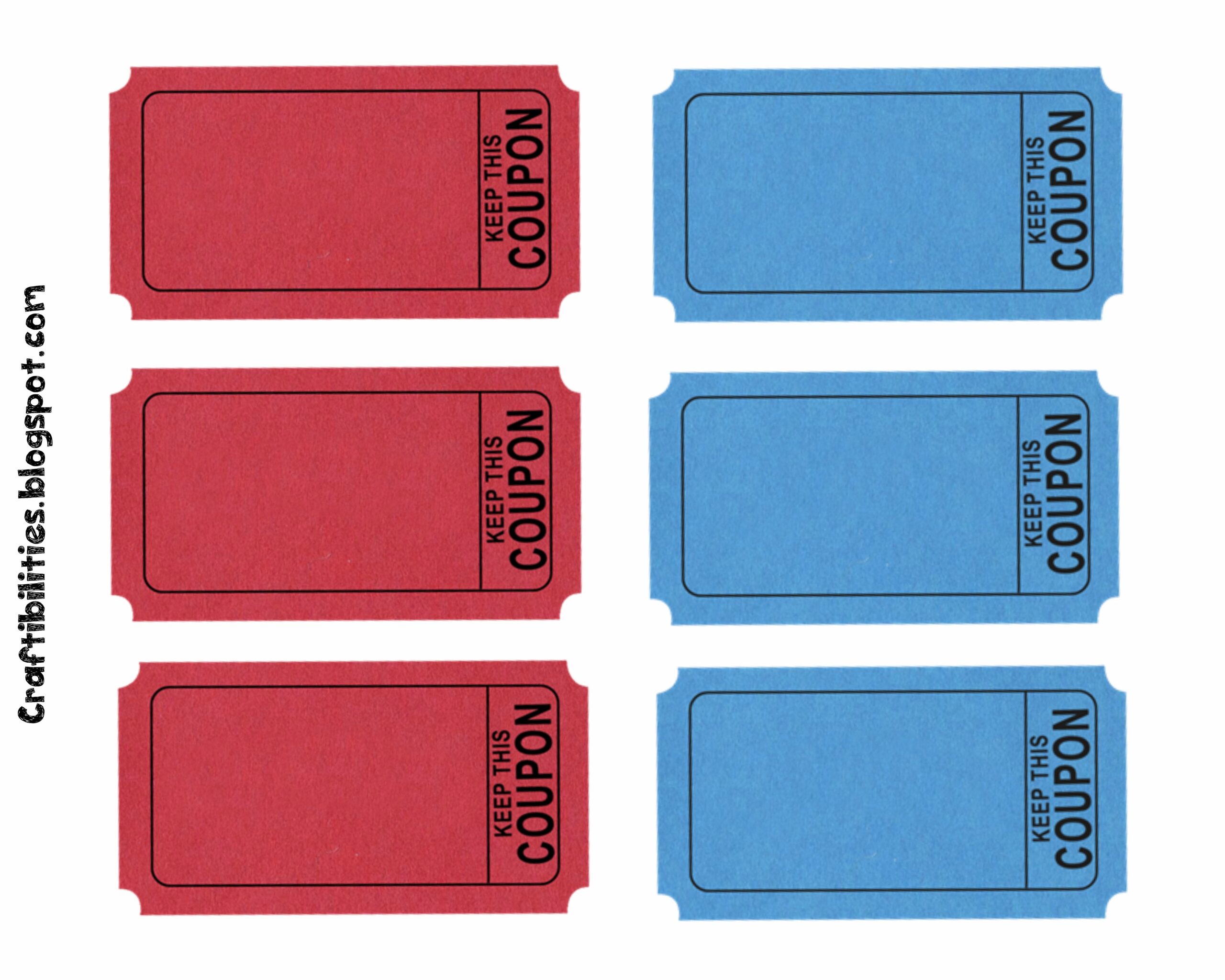 Blank Coupon Template Printable KAESG BLOG