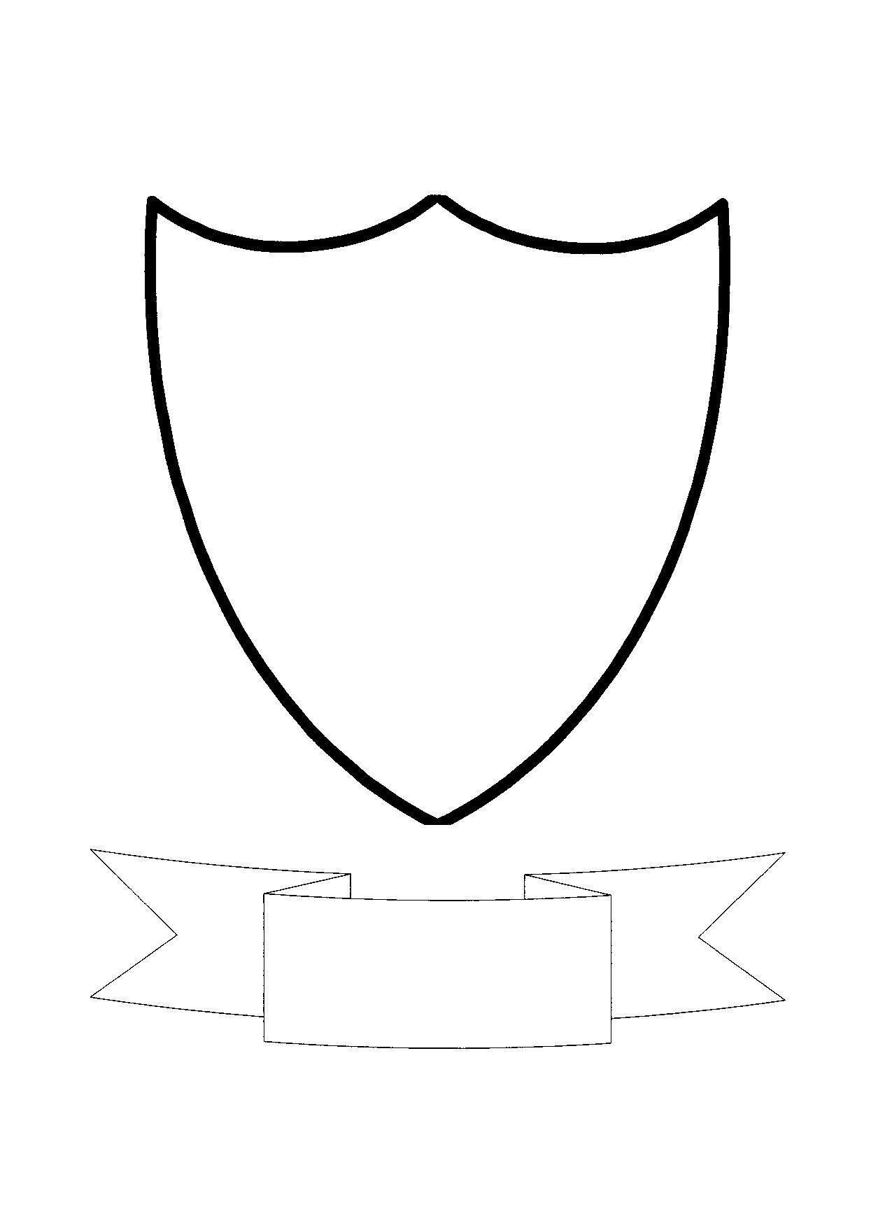 Blank Crest Template Cliparts Co