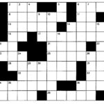 Blank Crossword Puzzle ClipArt Best