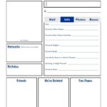 Blank Facebook Page Facebook Profile Template Facebook Page Template
