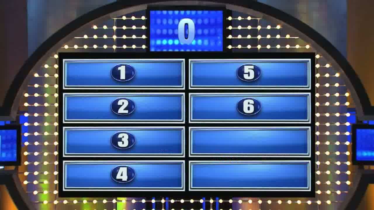 Blank Family Feud Board