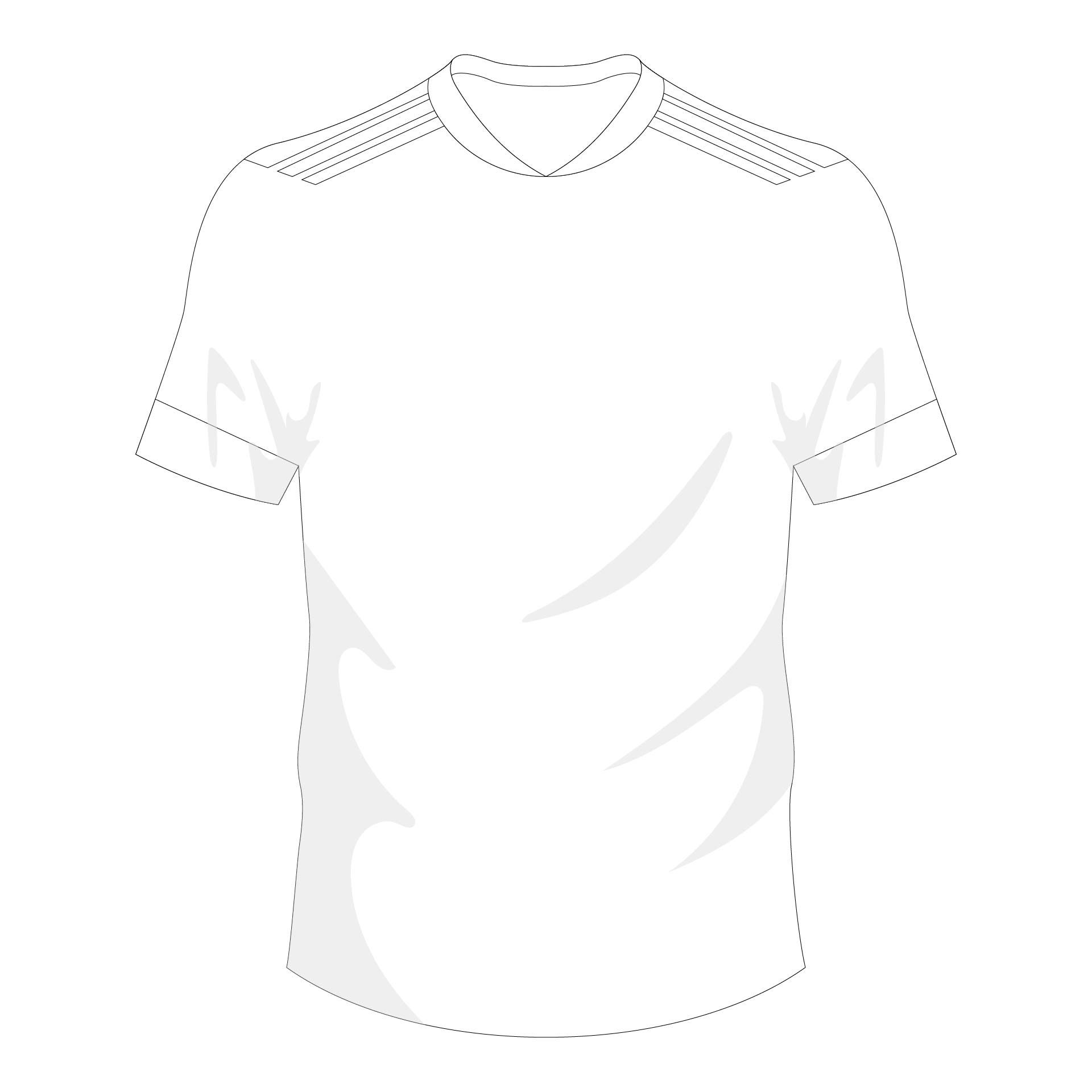 Blank Soccer Jersey Templates