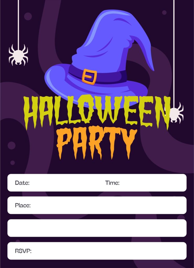 Blank Halloween Flyer Templates Free