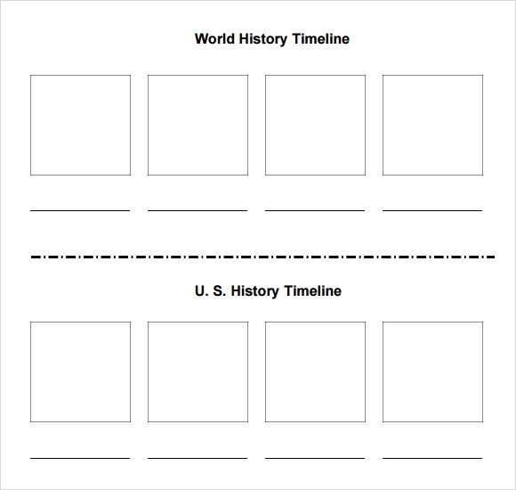 Blank Historical Timeline Template