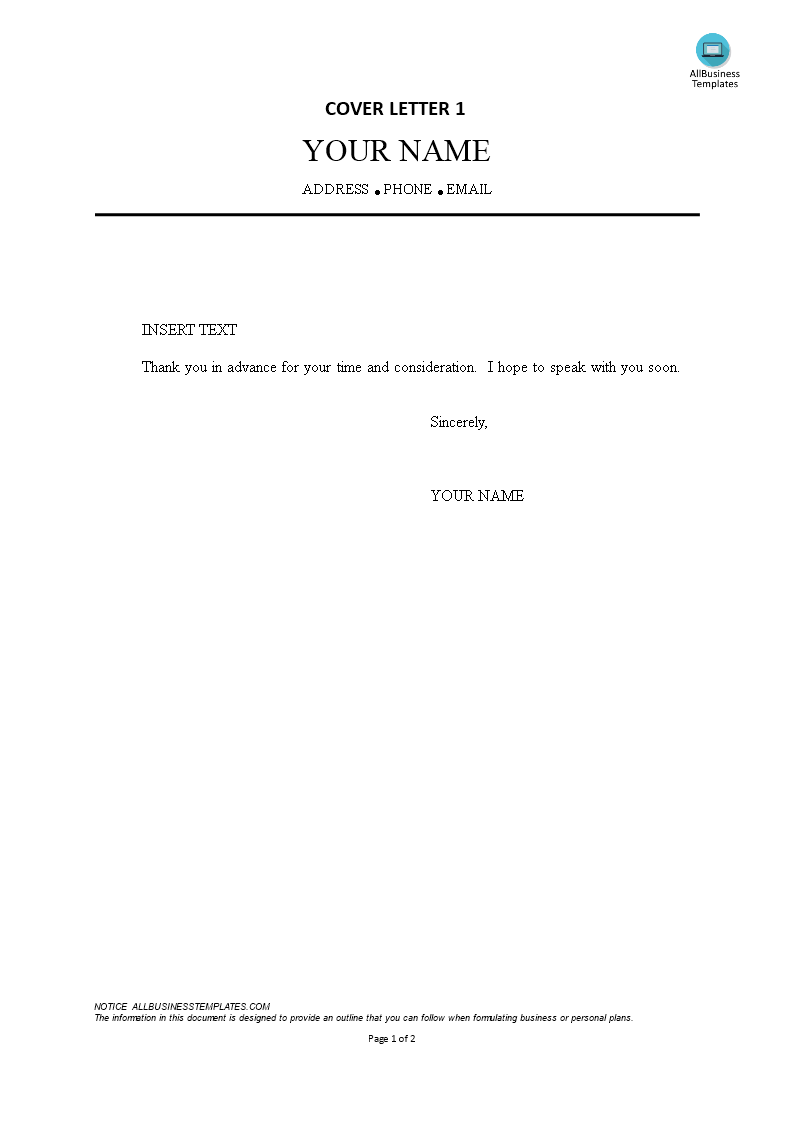Blank Letter Templates Printable