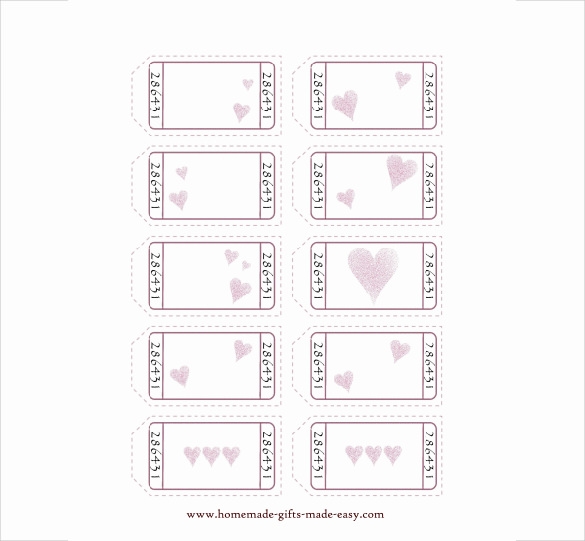Blank Love Coupon Template Printable Printable Templates