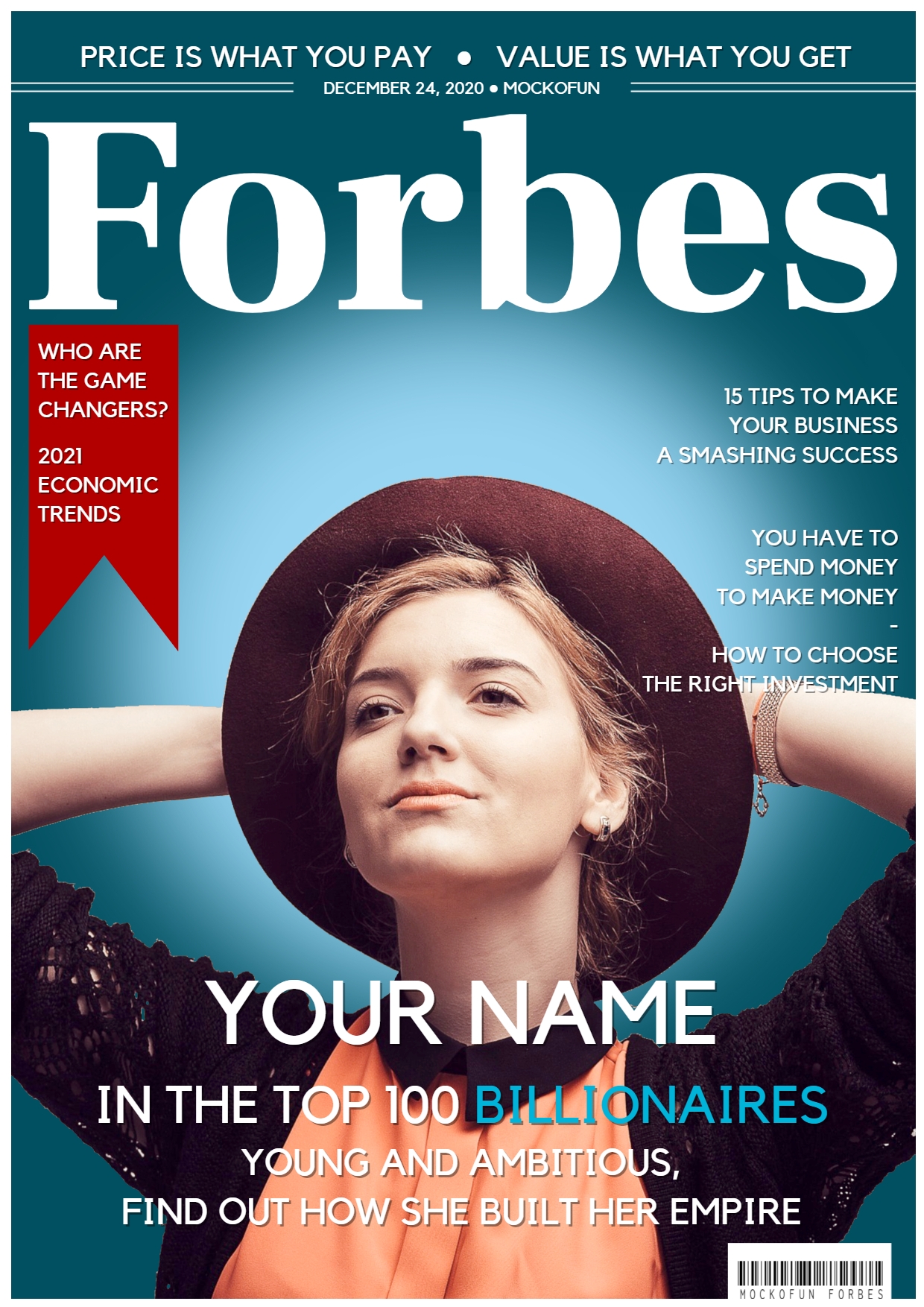 Blank Magazine Cover Templates