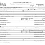 Blank Marriage License To Fill Out Marriage License Marriage Person