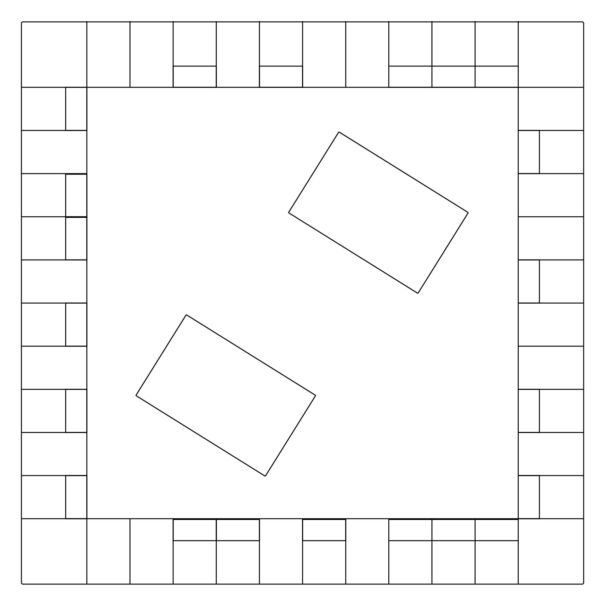 Blank Monopoly Board Blank Monopoly Board Game Template
