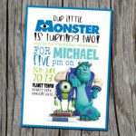 Blank Monsters Inc Invitations Templates Printable Word Searches
