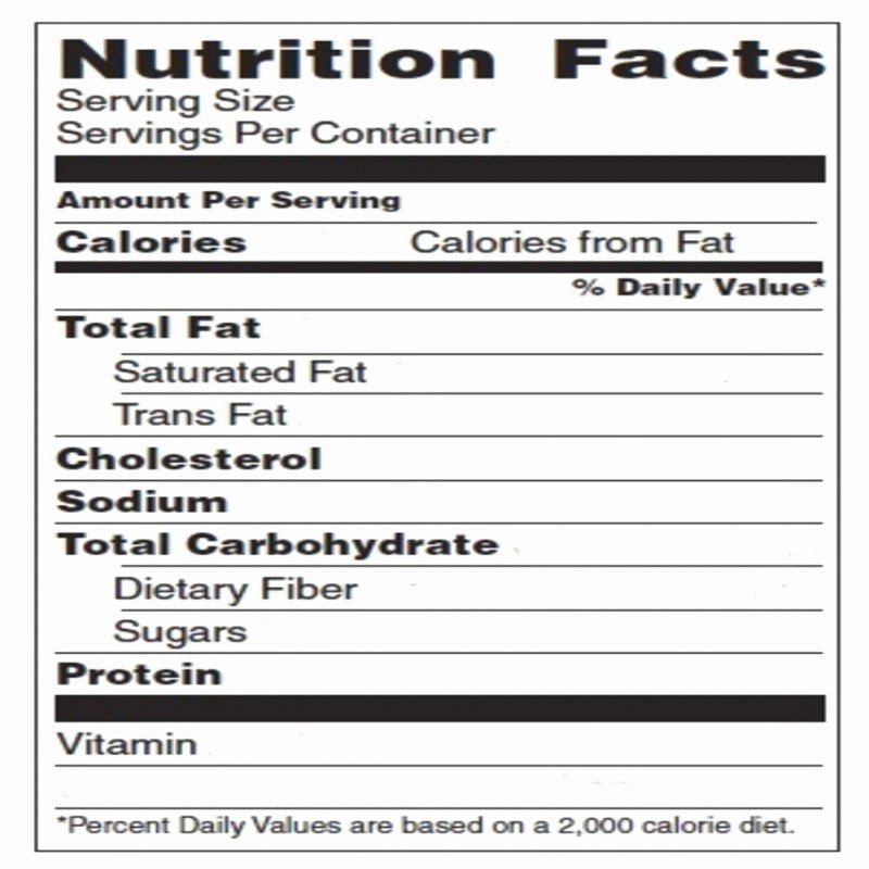 Blank Nutrition Label Worksheet New 15 Best Of Diet Worksheets In Pdf
