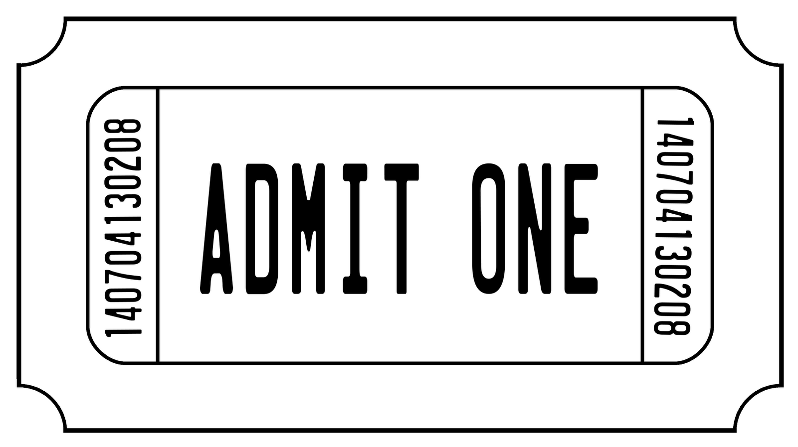 Blank Printable Ticket Templates Clipart Clipartix