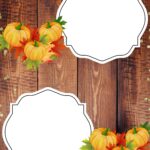 Blank Pumpkin Invitation Template