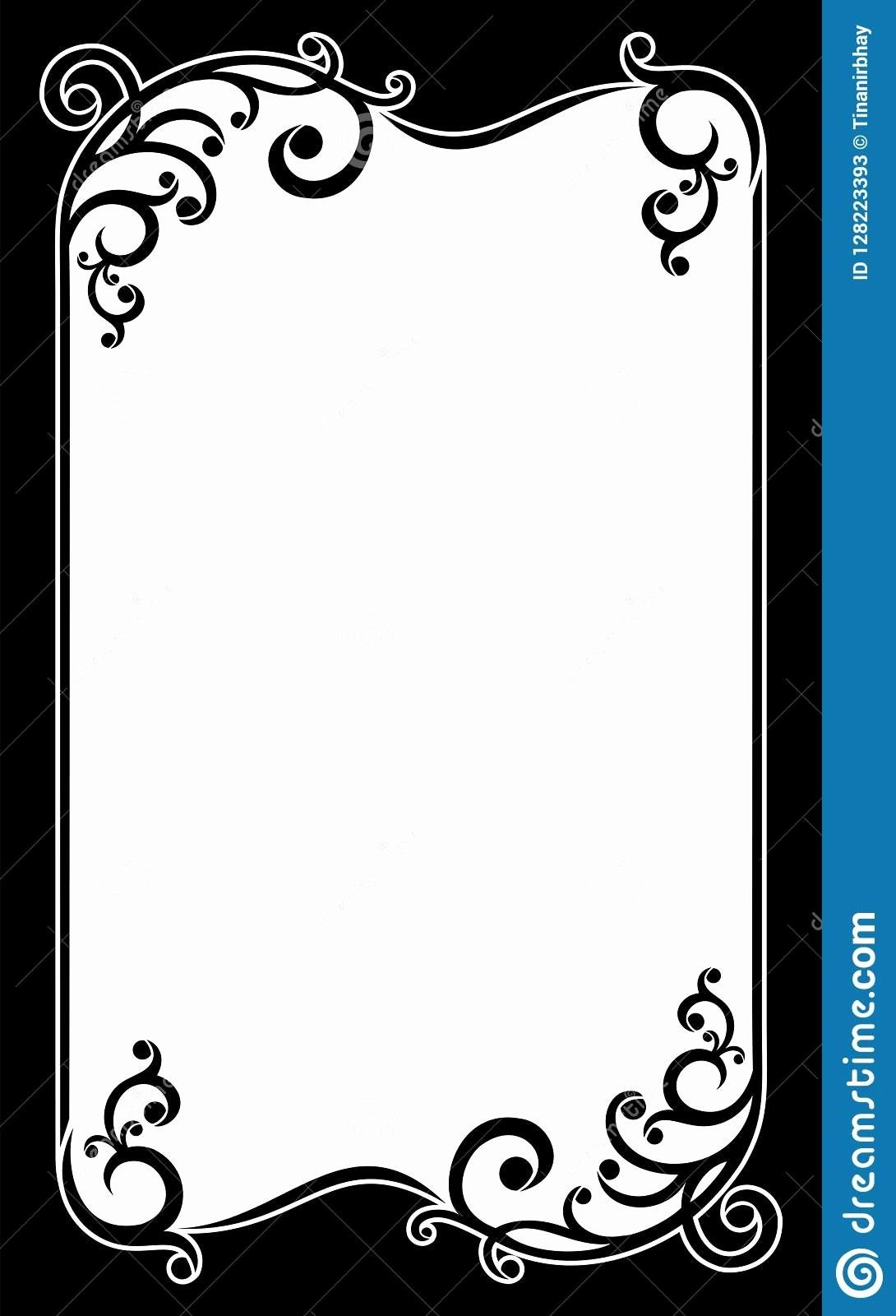 Fancy Elegant Blank Menu Templates