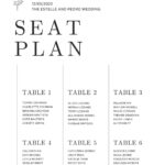 Blank Seating Chart Templates