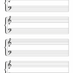 Blank Sheet Music Free Printable Staff Paper DIY Projects