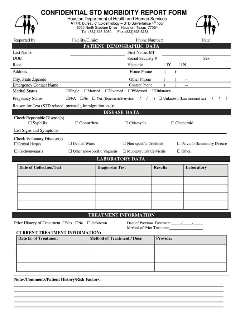 Blank Std Test Result Templates Fill Online Printable In Blank