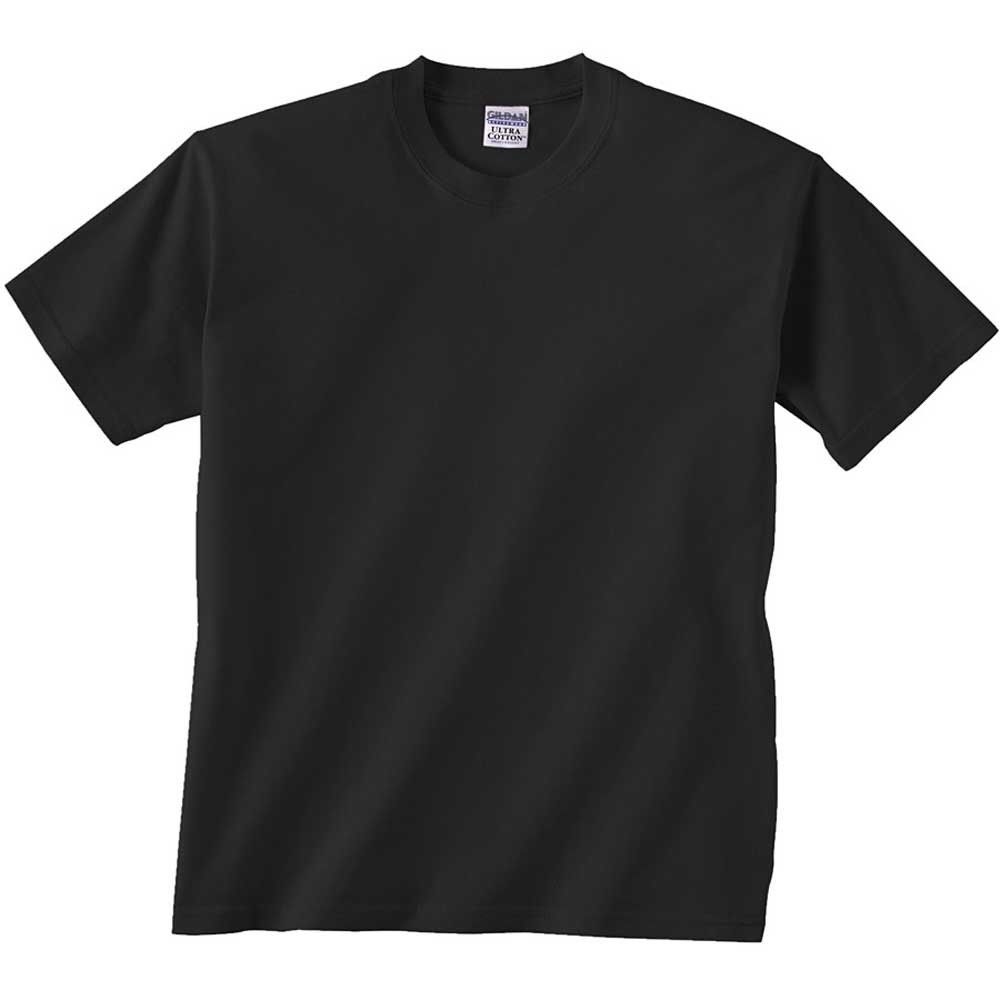 Blank T Shirt Templates Black