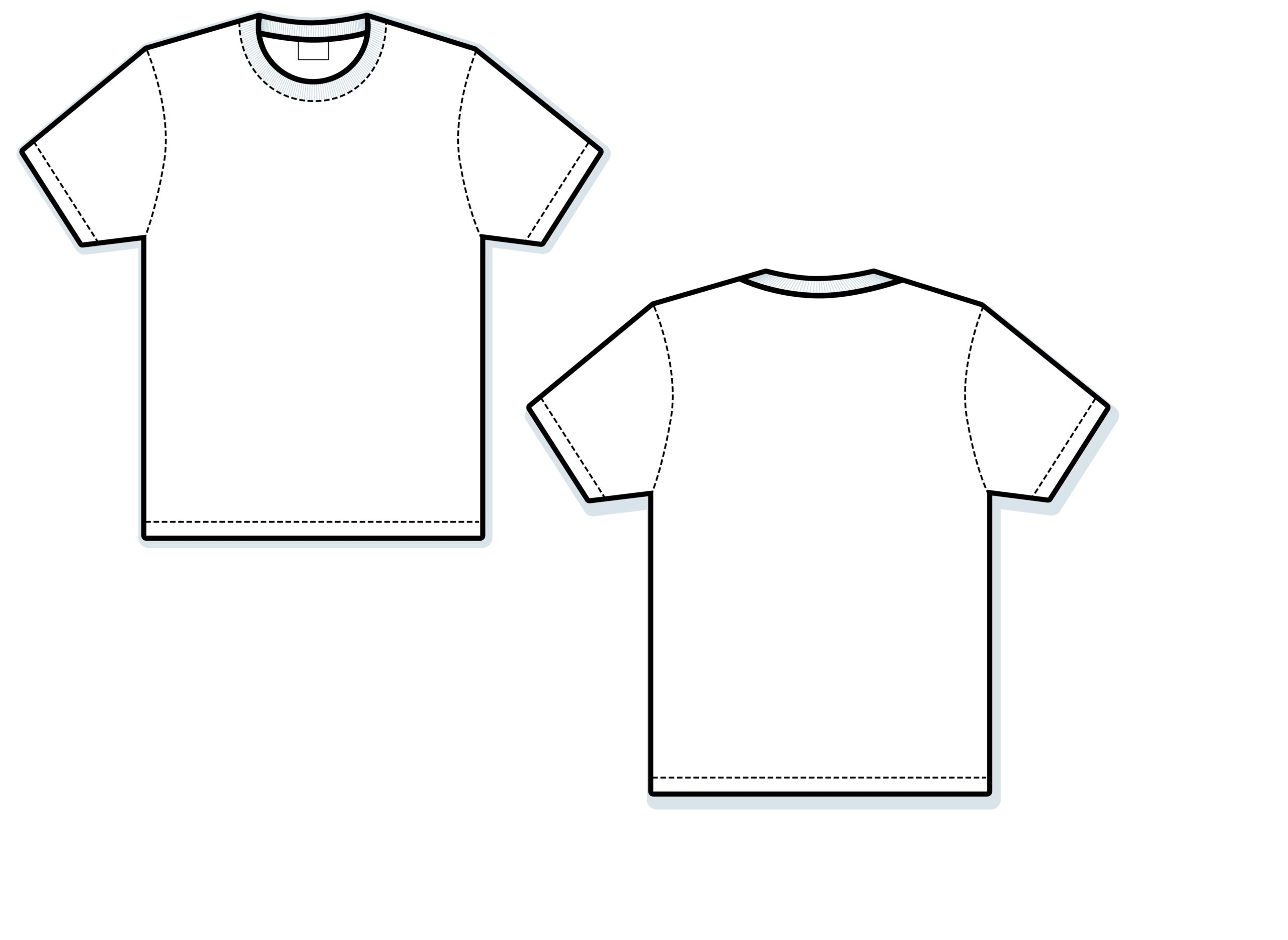 Blank T Shirt Templates