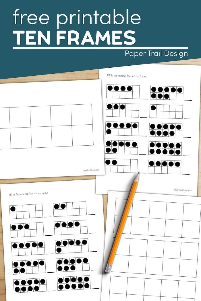 Blank Ten Frame Templates