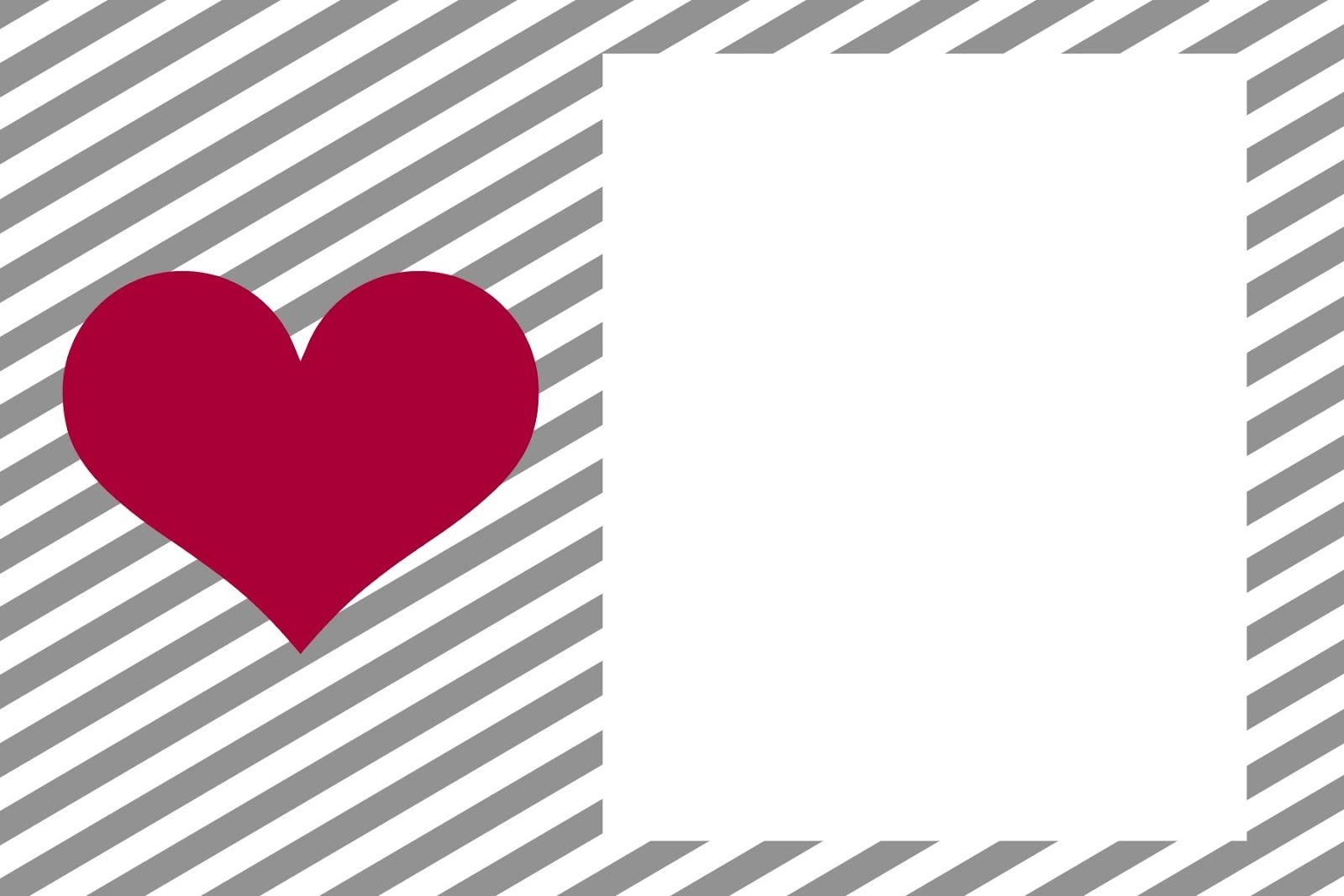 Blank Valentines Day Templates