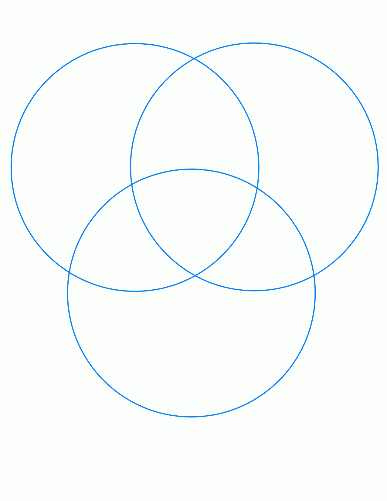 Blank Venn Diagram ClipArt Best