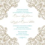 Blank Wedding Invitation Templates Free