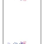 Blue Floral Wedding Invitation Template