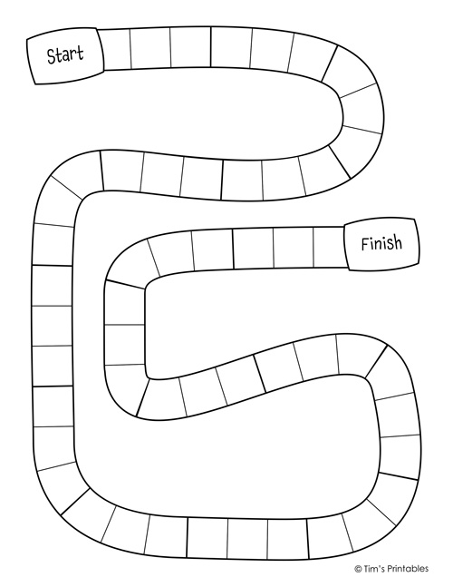 Board Game Templates Tim S Printables