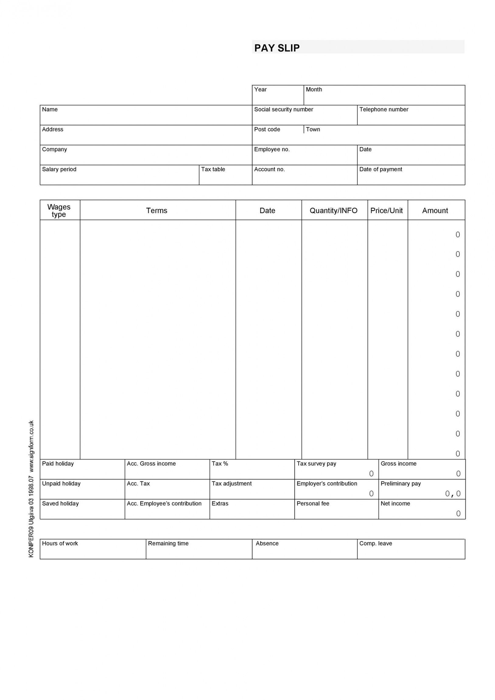 Browse Our Image Of Pay Stub Template For Truck Driver Business