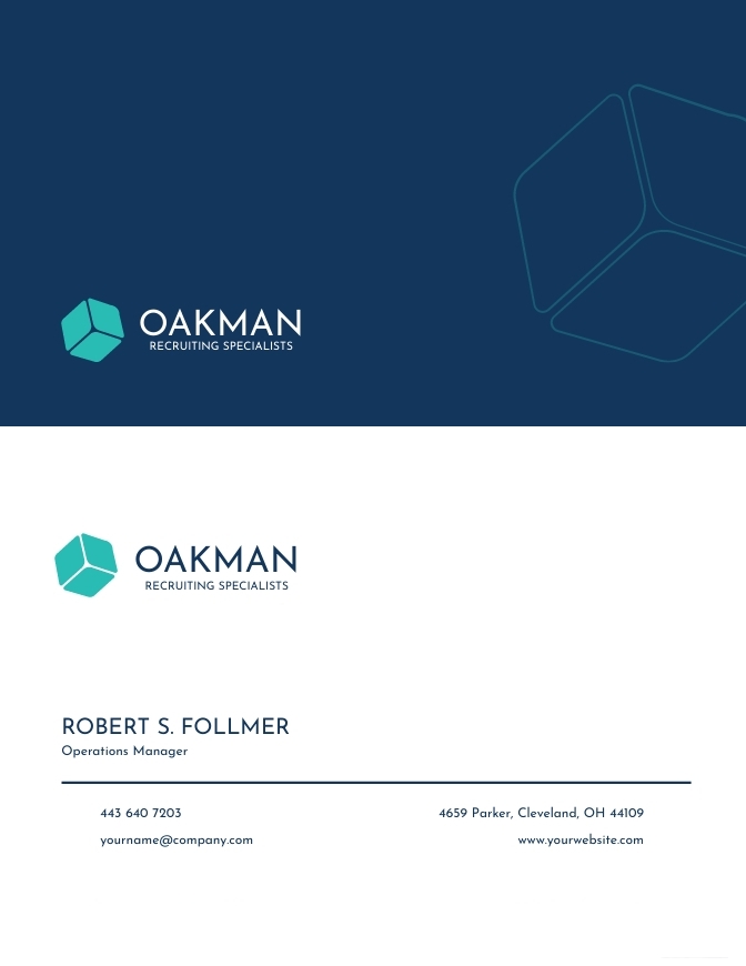 Cute Blank Business Card Templates