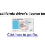 Ca Drivers License Drivers License California Drivers License
