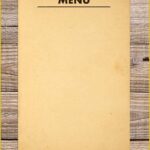 Cafe Menu Template Free Download Of 37 Blank Menu Templates Pdf Ai Psd