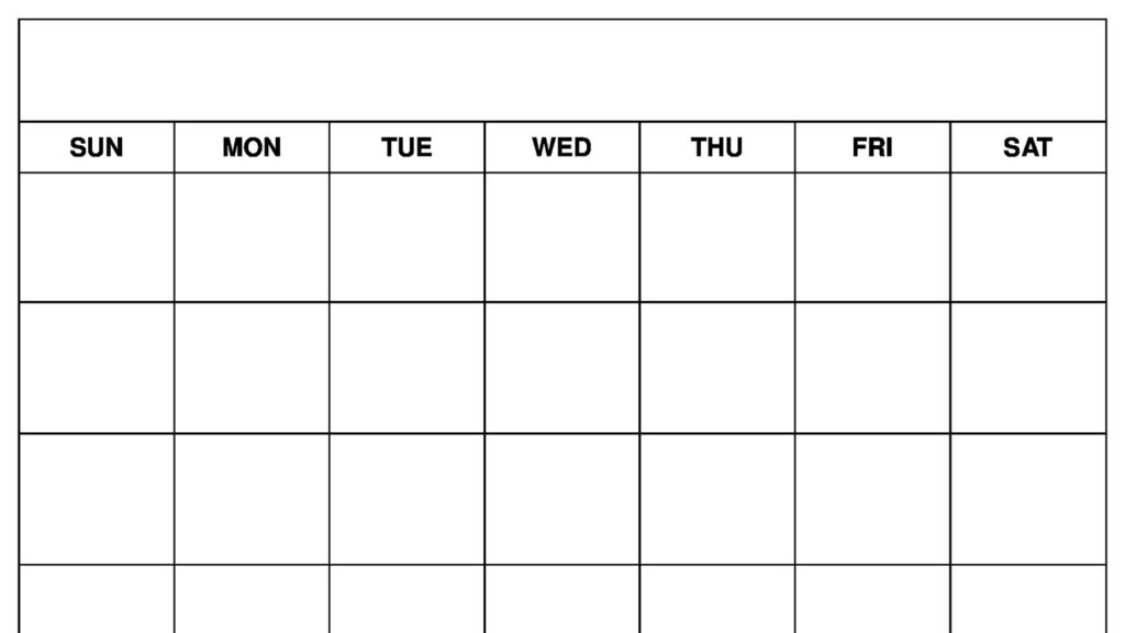 Calendar Template